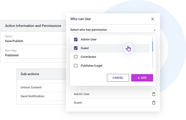 Create sub-action to automate process