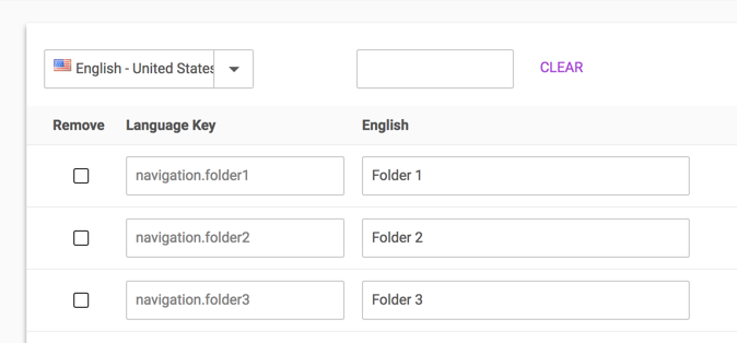 Language variables in English